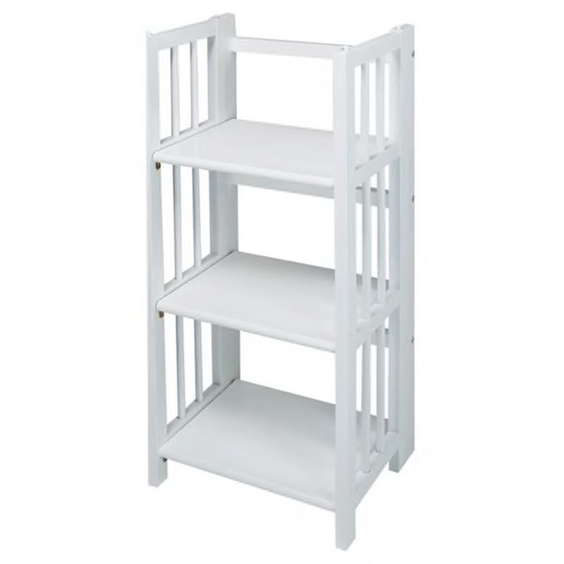 3-Shelf Folding 14-Inch Wide Bookcase