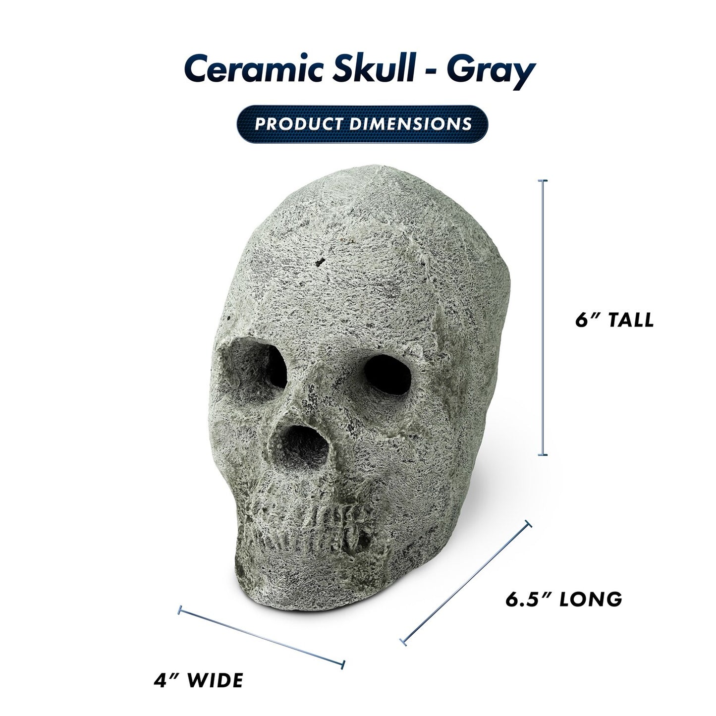 Ceramic Fire Pit Decor | Fire Pit Skulls and Bones | Halloween Pumpkin | for Fire Pits and Fireplaces | Spooky and Scary Decor