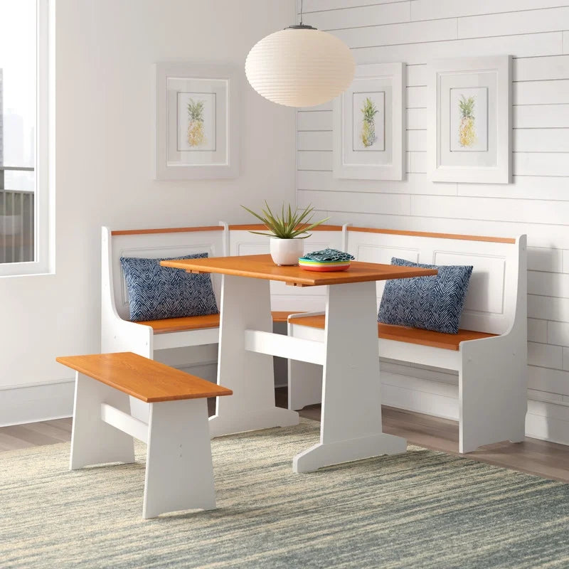 Middlecreek Farmhouse Breakfast Nook Dining Set