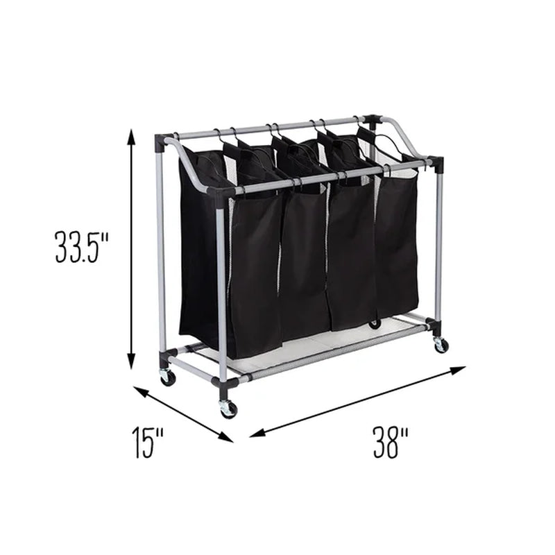 Deluxe Quad Laundry Sorter