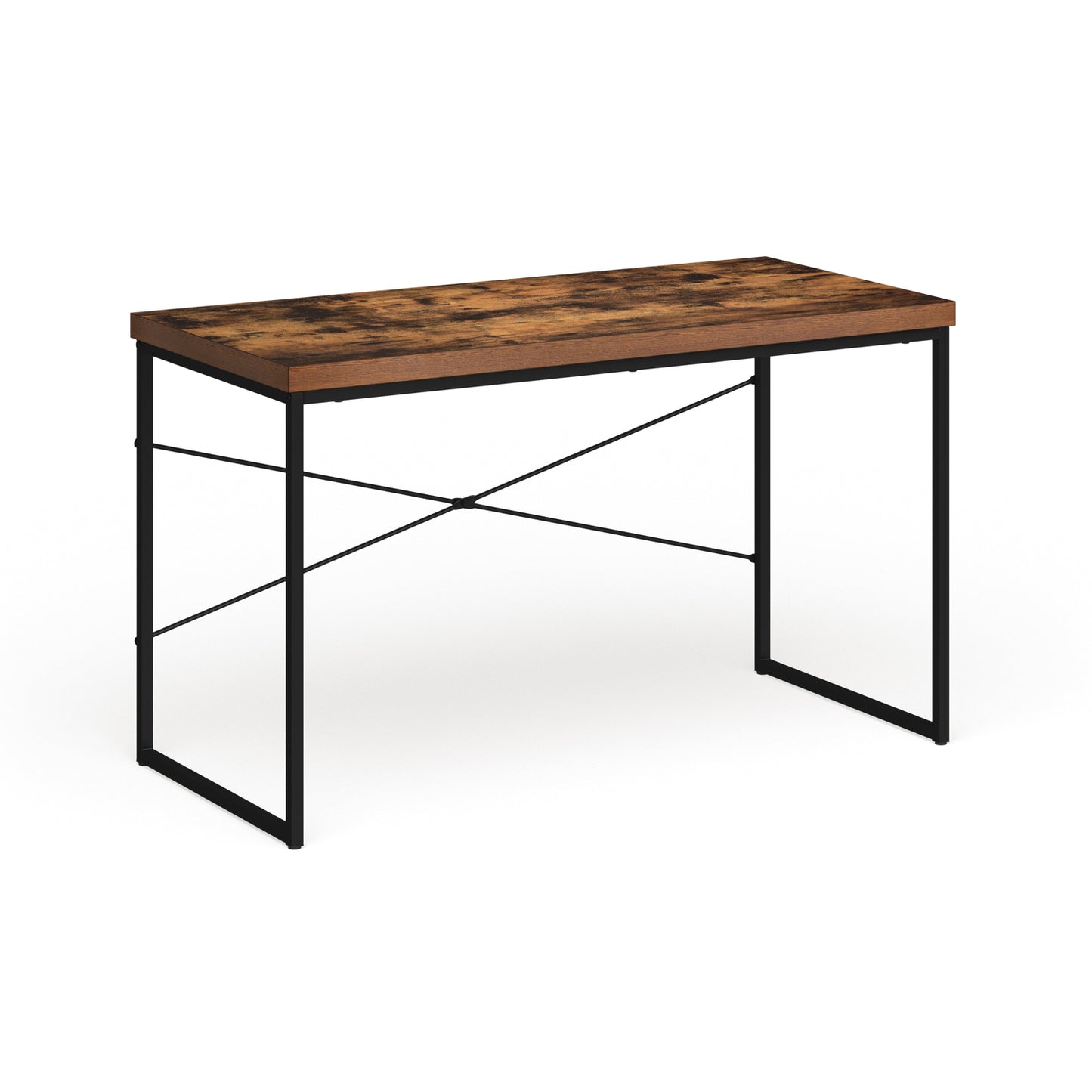 Kehlmann Black Metal and Wood Desk