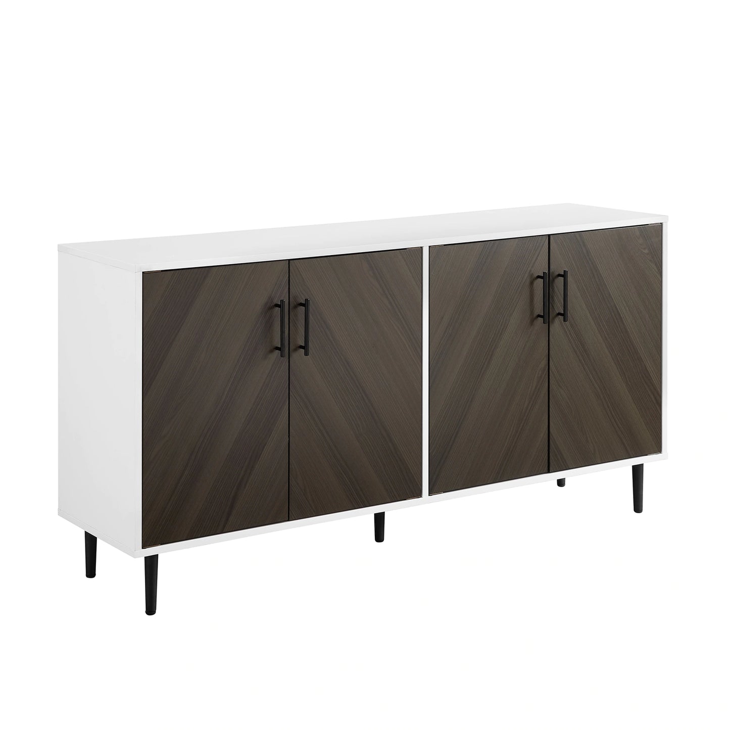 MiddleCass 58-Inch Mid-Century Modern 4-Door Buffet