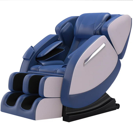 Faux Leather Power Reclining Heated Massage Chair