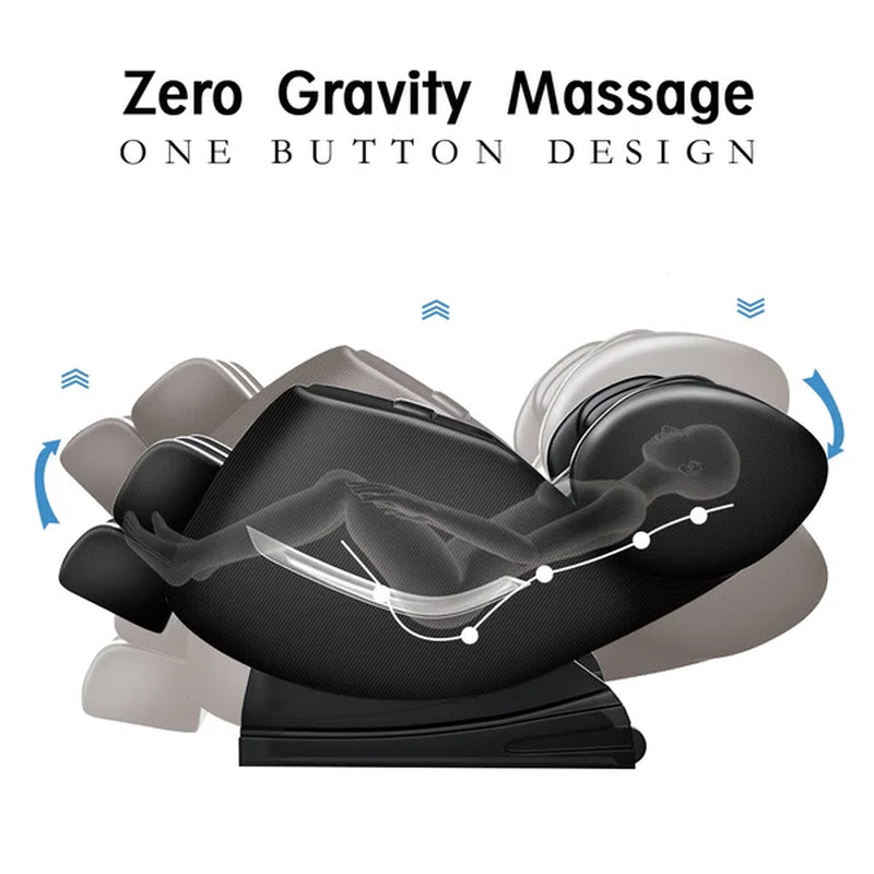 Faux Leather Power Reclining Heated Massage Chair