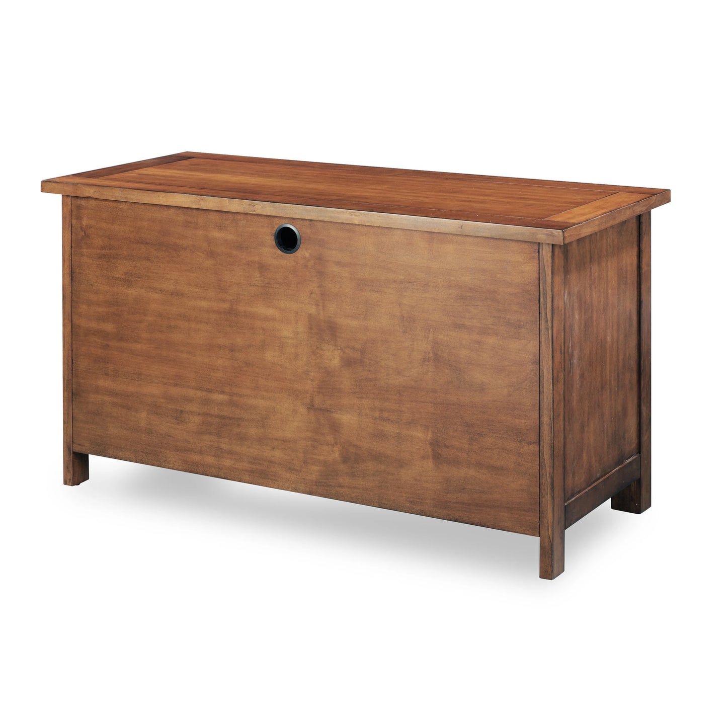 Aged Maple Executive Pedestal Desk