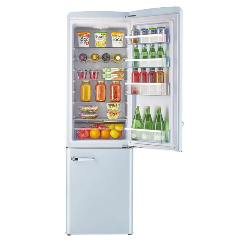 Classic Retro 22.2" Bottom Freezer 8.7 Cu. Ft. Energy Star Refrigerator
