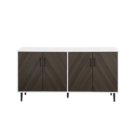 MiddleCass 58-Inch Mid-Century Modern 4-Door Buffet