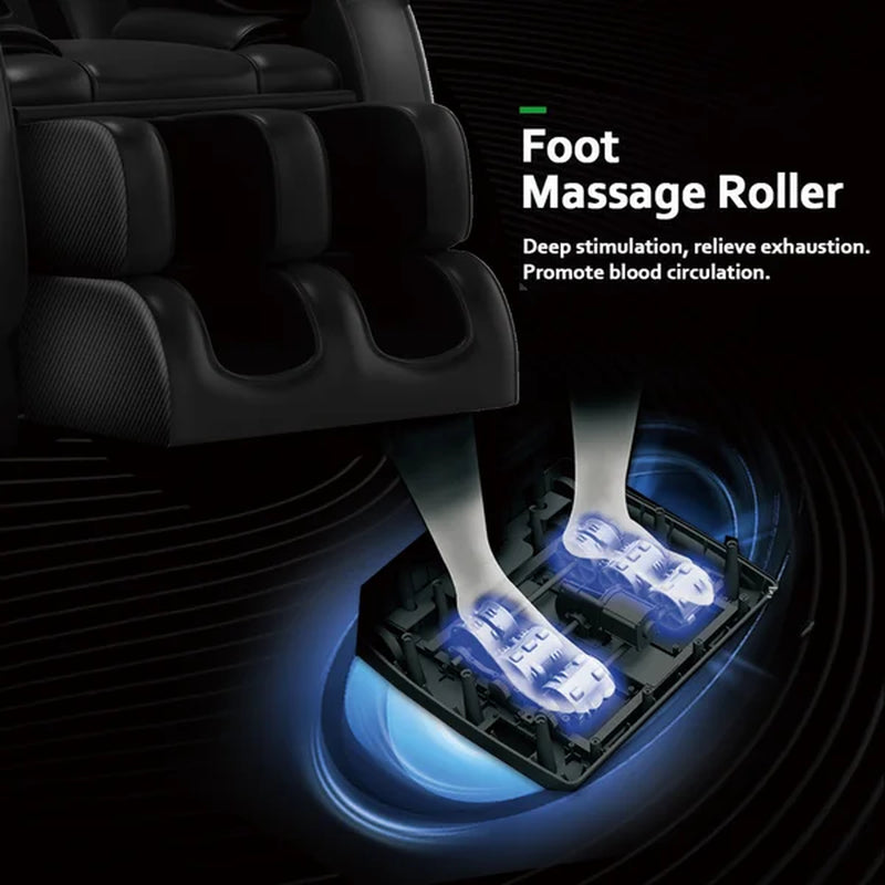 Faux Leather Reclining Heated Massage Chair