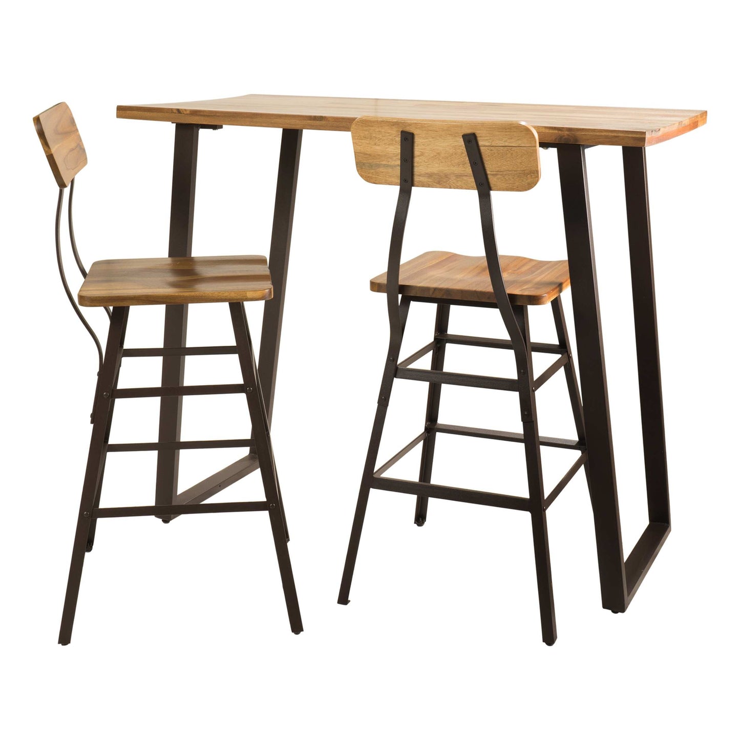 MONA's Kitchen 3-Piece Acacia Wood Bar Set
