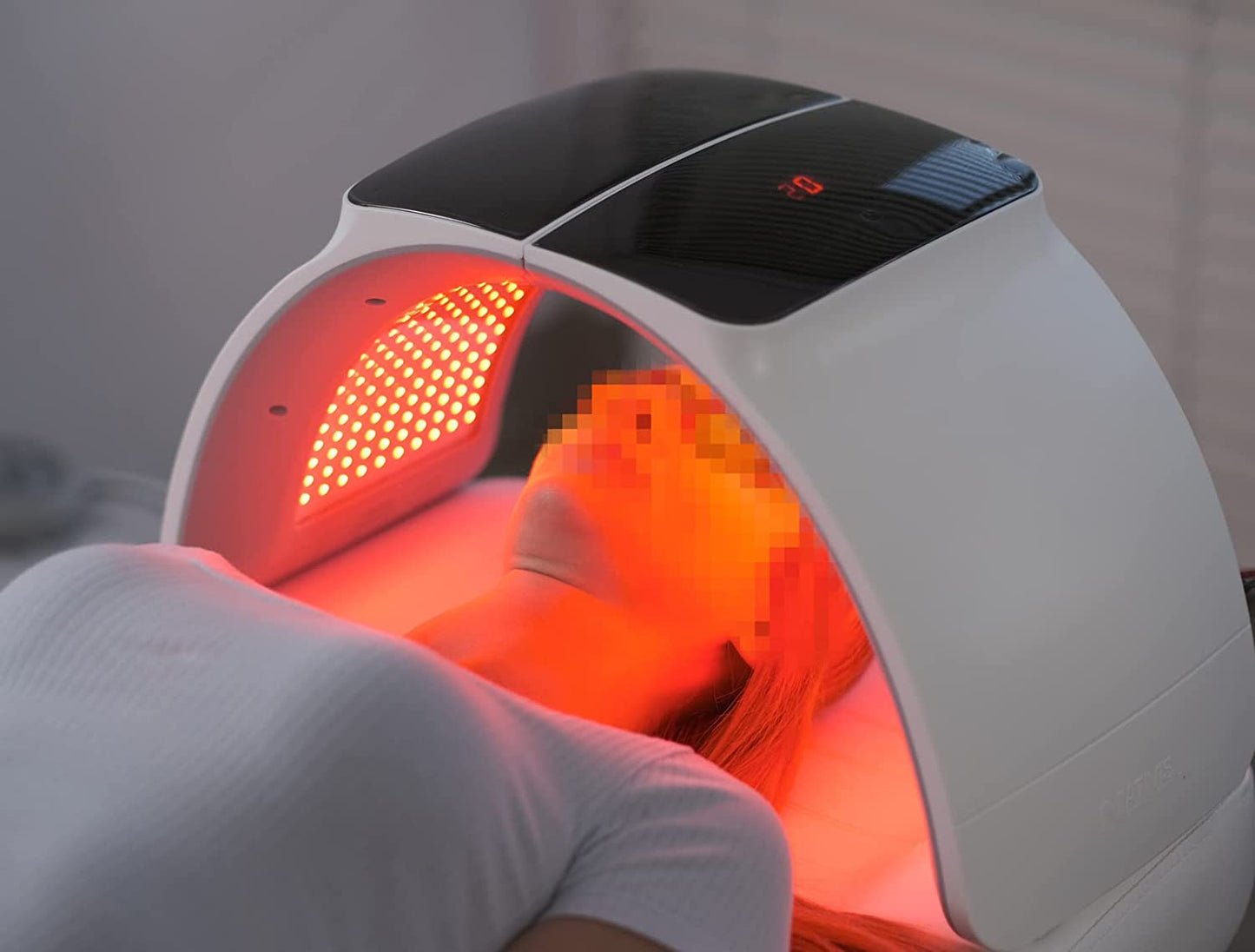 LED Therapy Light, LED Face Mask Skin R-Ejuvenation PDT Photon Facial Skin Care Mask Skin T-Ightening Lamp SPA Face Device Beauty Salon Equipment A-Nti-Aging Remove Wrinkle