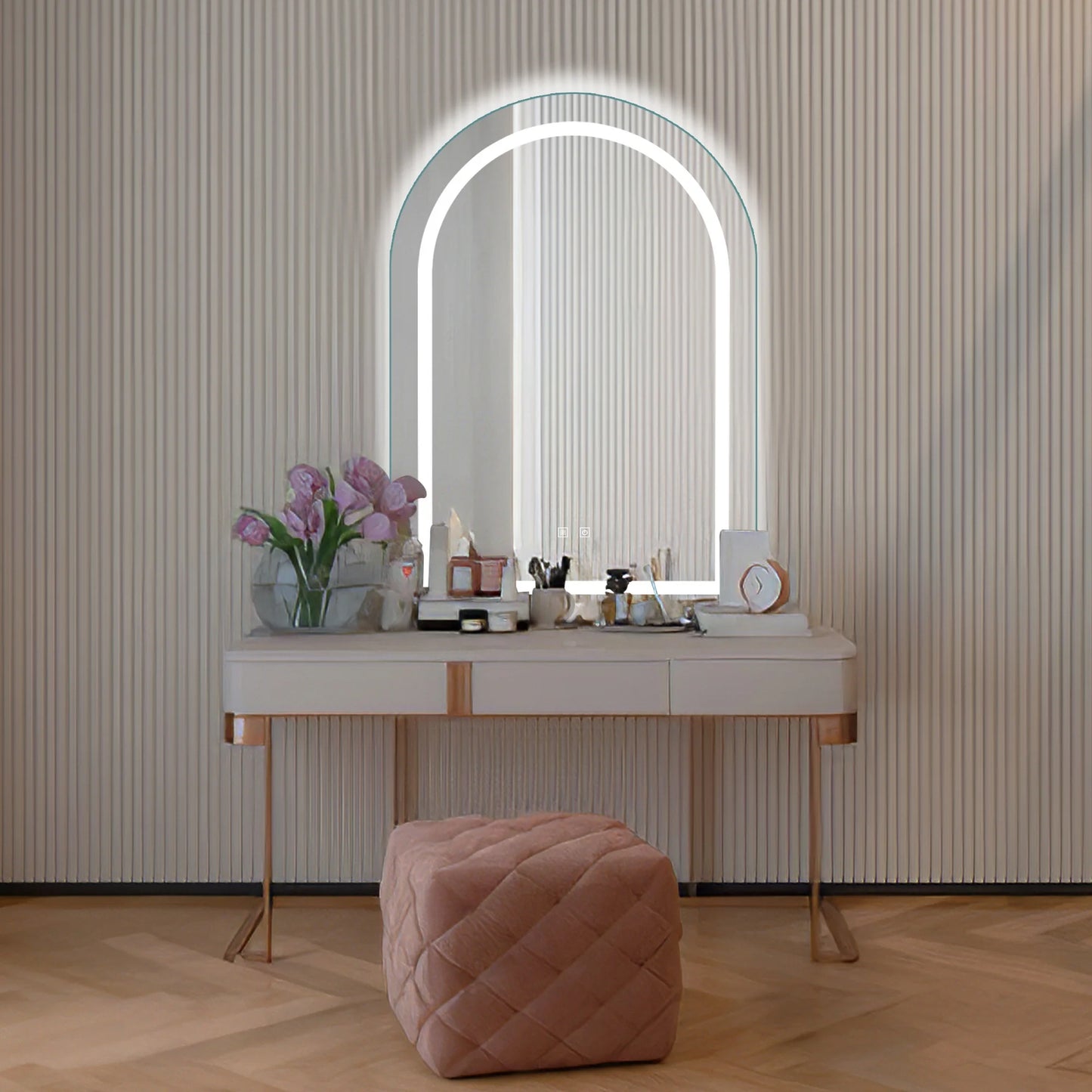 NeutBath LED Wall Bathroom Mirror with Dimmer