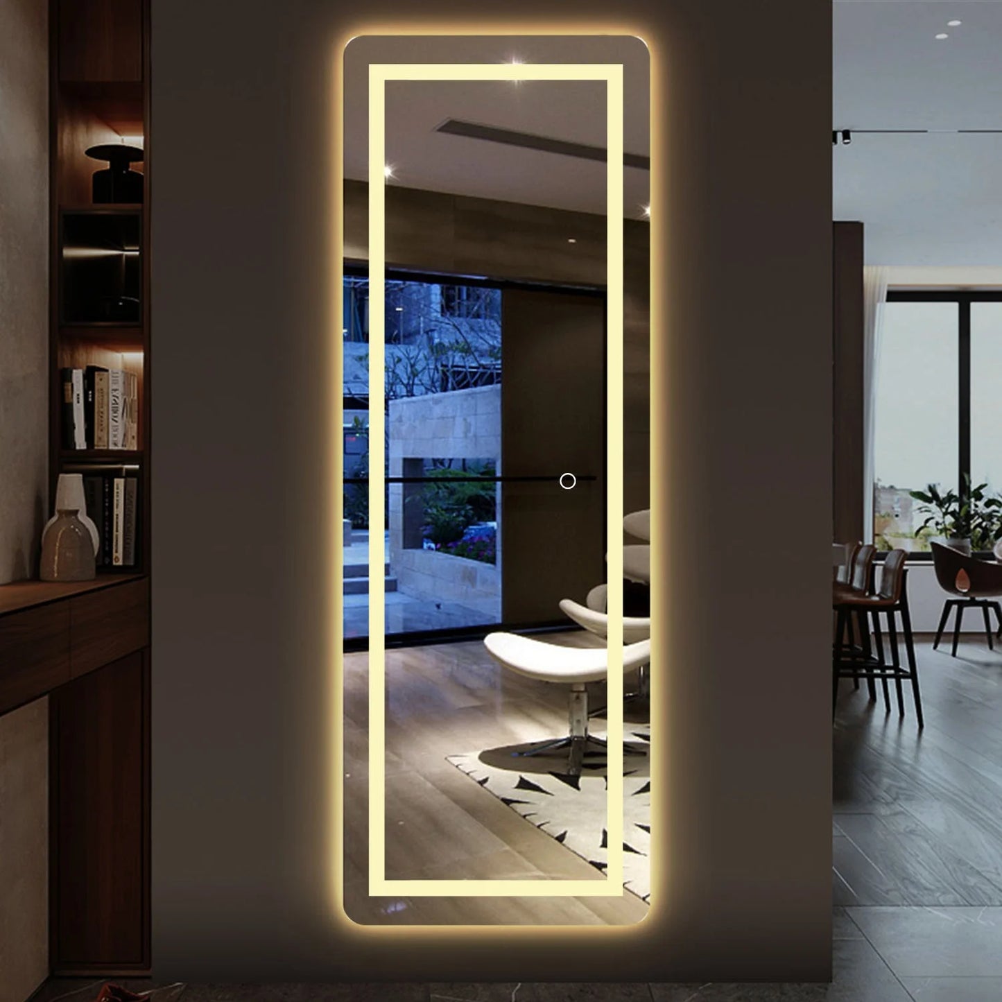 NeutBath LED Wall Bathroom Mirror with Dimmer