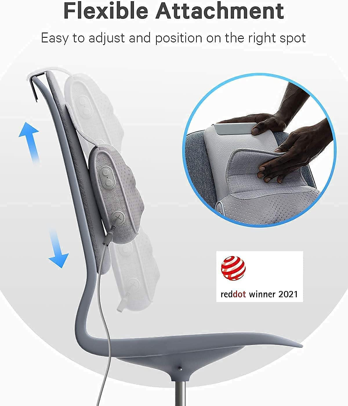 Shiatsu Massager Back and Neck Massage Pillow with Heat, Deep Tissue Kneading Massages for Lower and Upper Back, Shoulders, Calf - Massager for Chair Office Home …