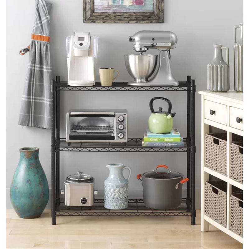 36" H X 36" W X 14" D Supreme Wide 3 Shelf Shelving Unit Starter