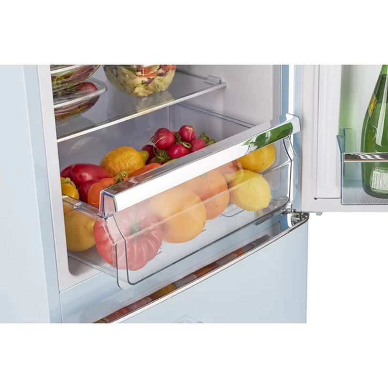 Classic Retro 22.2" Bottom Freezer 8.7 Cu. Ft. Energy Star Refrigerator