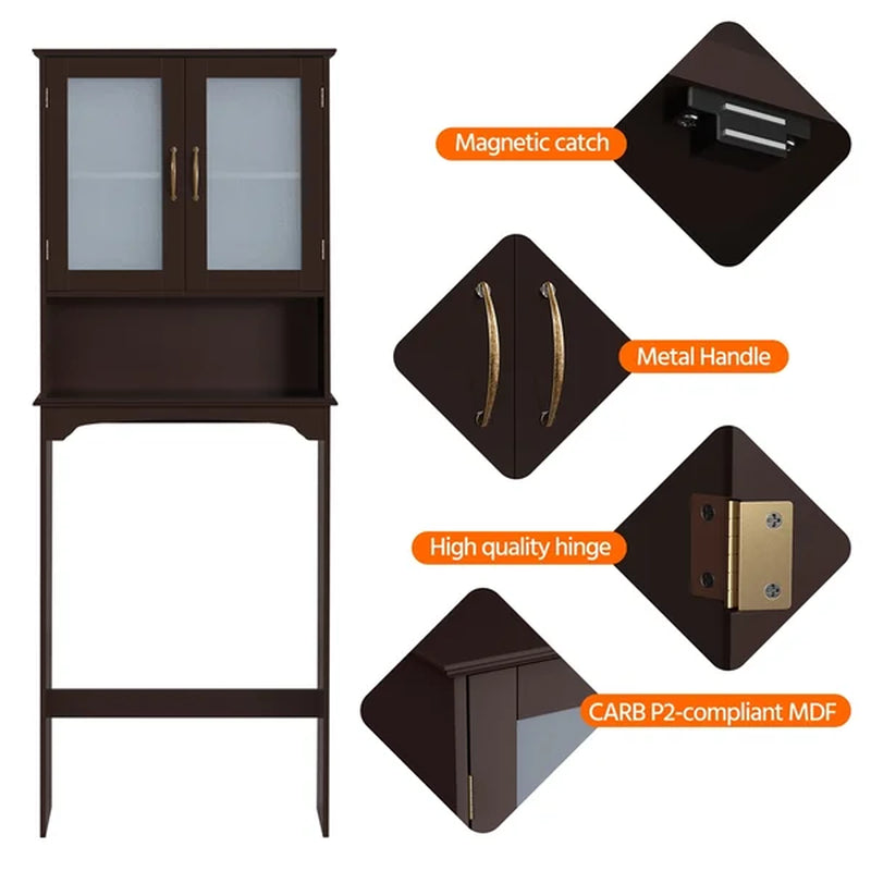 Amboy 25'' W X 66'' H X 9'' D Over-The-Toilet Storage