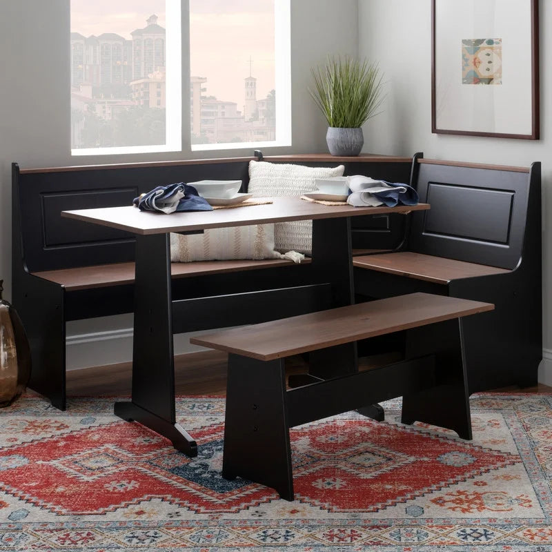Middlecreek Farmhouse Breakfast Nook Dining Set
