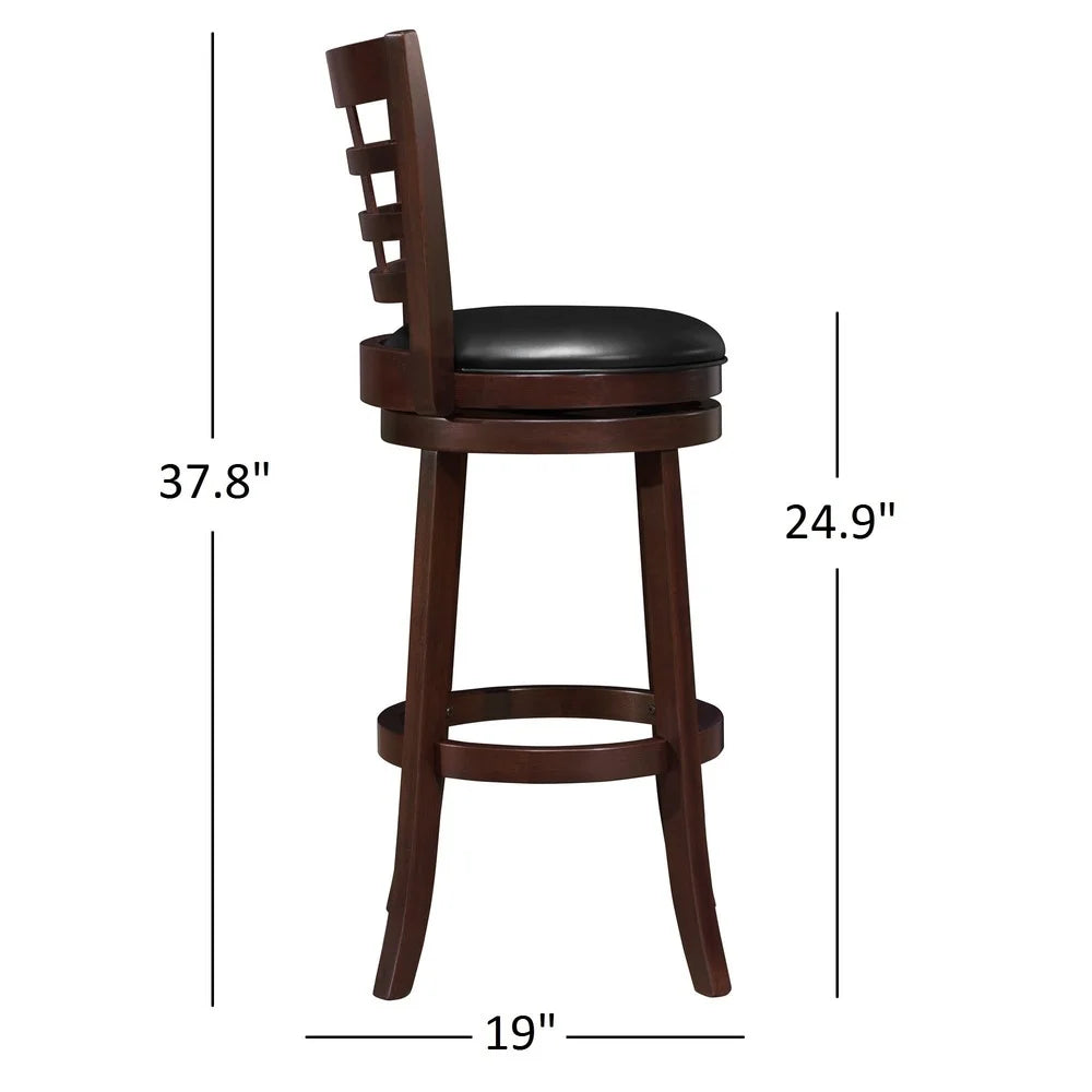 Verona Swivel High Back Counter Height Stool by Classic