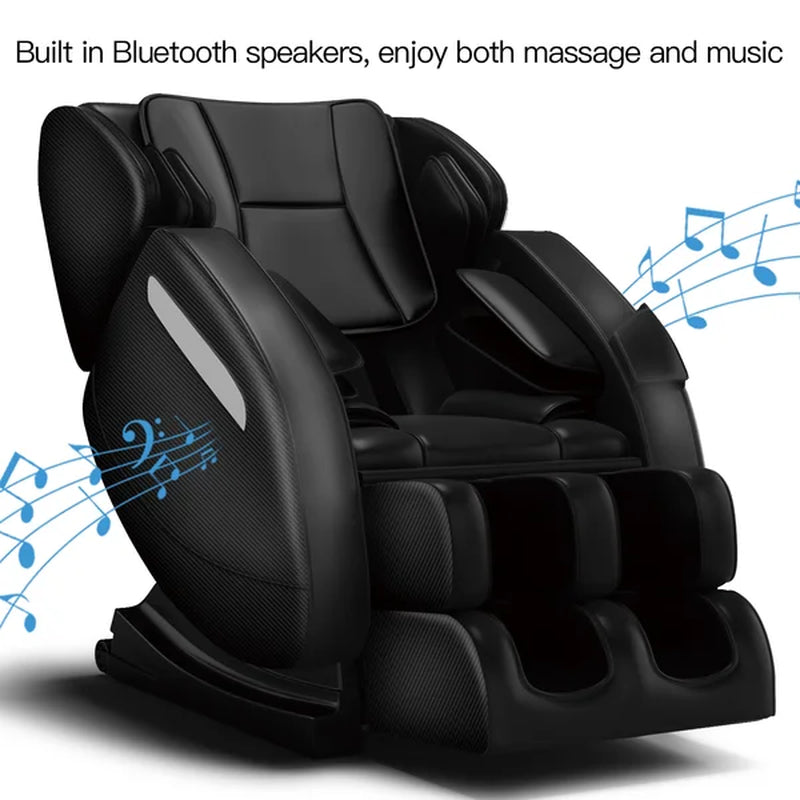 Faux Leather Reclining Heated Massage Chair