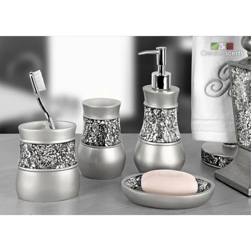 Rabin 4 Piece Bathroom Accessory Set