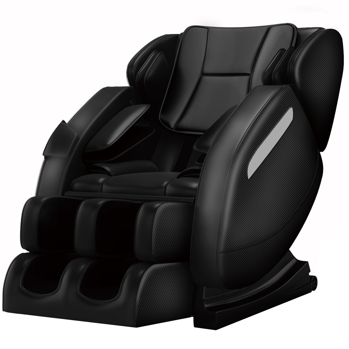 Massage Chair, Full Body Recliner with Zero Gravity Chair, Air Pressure, Bluetooth, Heat and Foot Roller Included, Black