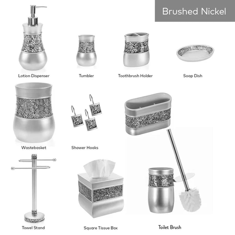 Rabin 4 Piece Bathroom Accessory Set