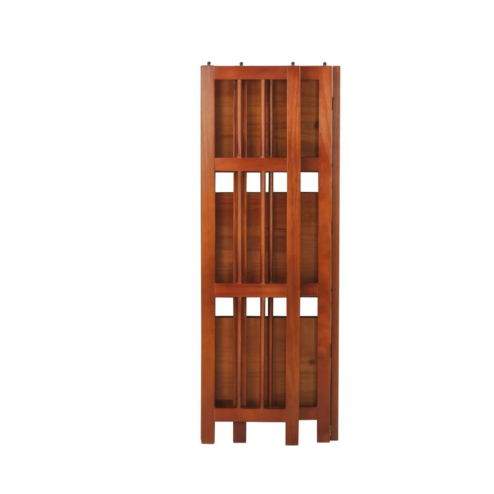3-Shelf Folding 14-Inch Wide Bookcase