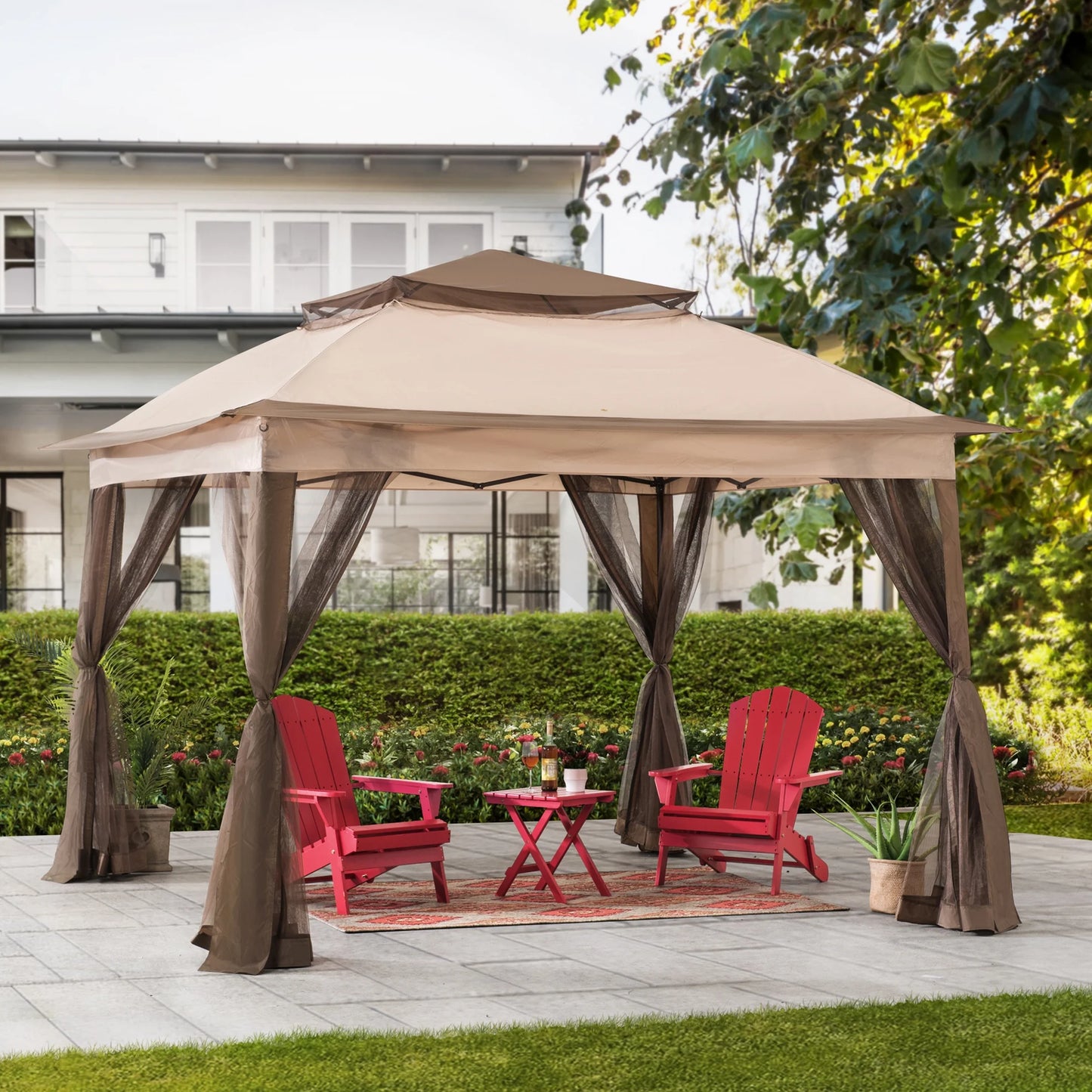 11 Ft. X 11 Ft. Pop up Portable Steel Gazebo