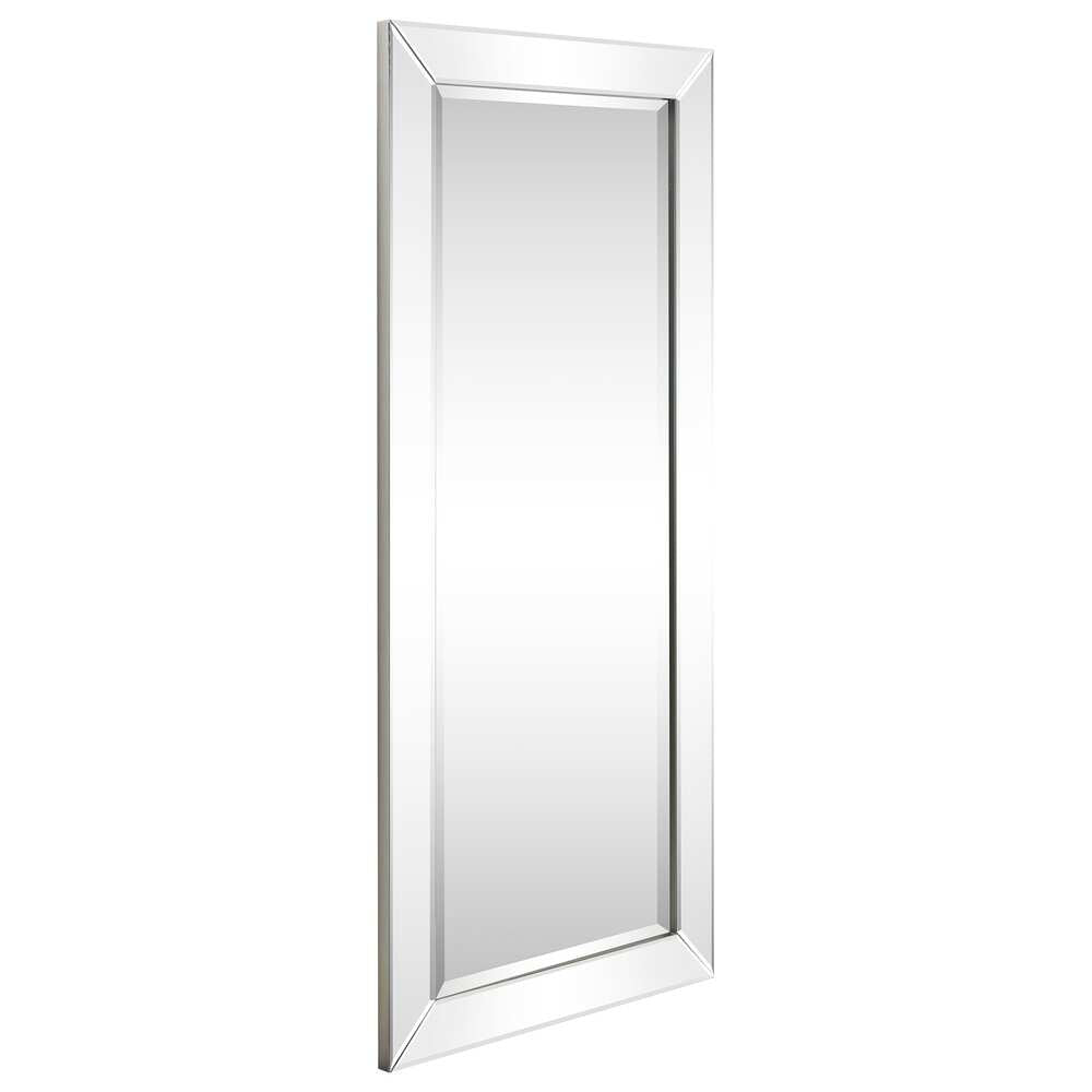 Beveled Rectangular Bathroom or Bedroom Wall Mirror