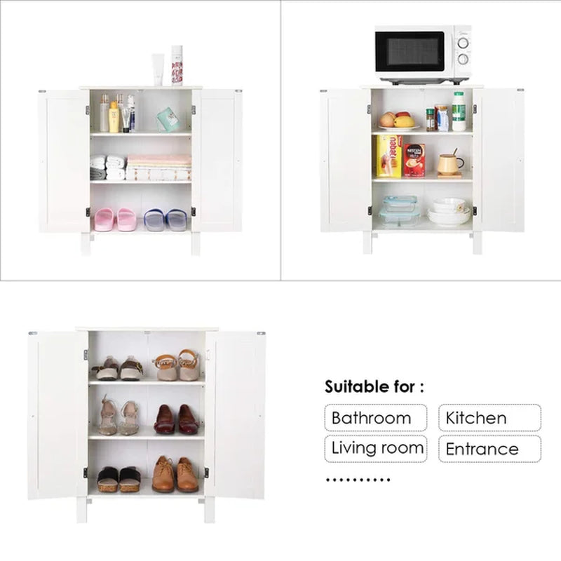 Olender 22.8'' W X 31.5'' H X 11'' D Free-Standing Bathroom Cabinet
