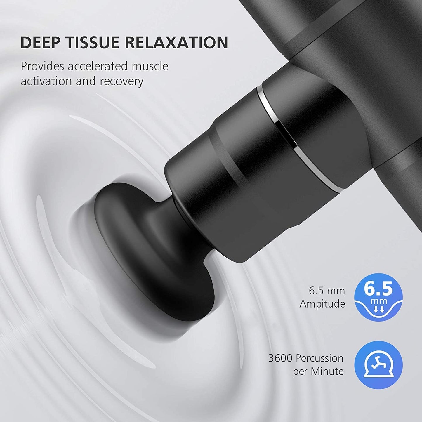 Mini Massage Gun, Deep Tissue Massager Gun,Usb Charging,Lightweight Portable Percussion Muscle Gun for Athletes,Gifts for Men,Women,Super Quiet Body Massage Gun for Neck,Back,Arm,Leg