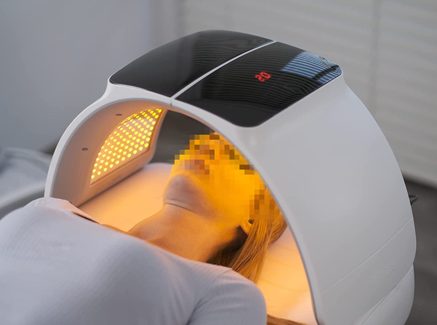 LED Therapy Light, LED Face Mask Skin R-Ejuvenation PDT Photon Facial Skin Care Mask Skin T-Ightening Lamp SPA Face Device Beauty Salon Equipment A-Nti-Aging Remove Wrinkle
