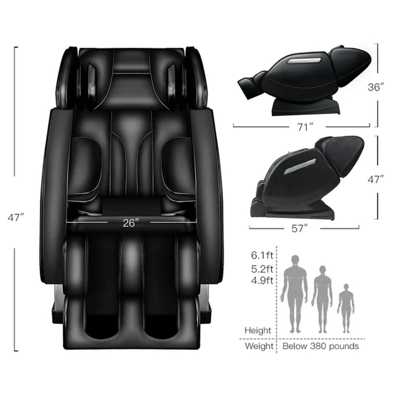 Faux Leather Reclining Heated Massage Chair