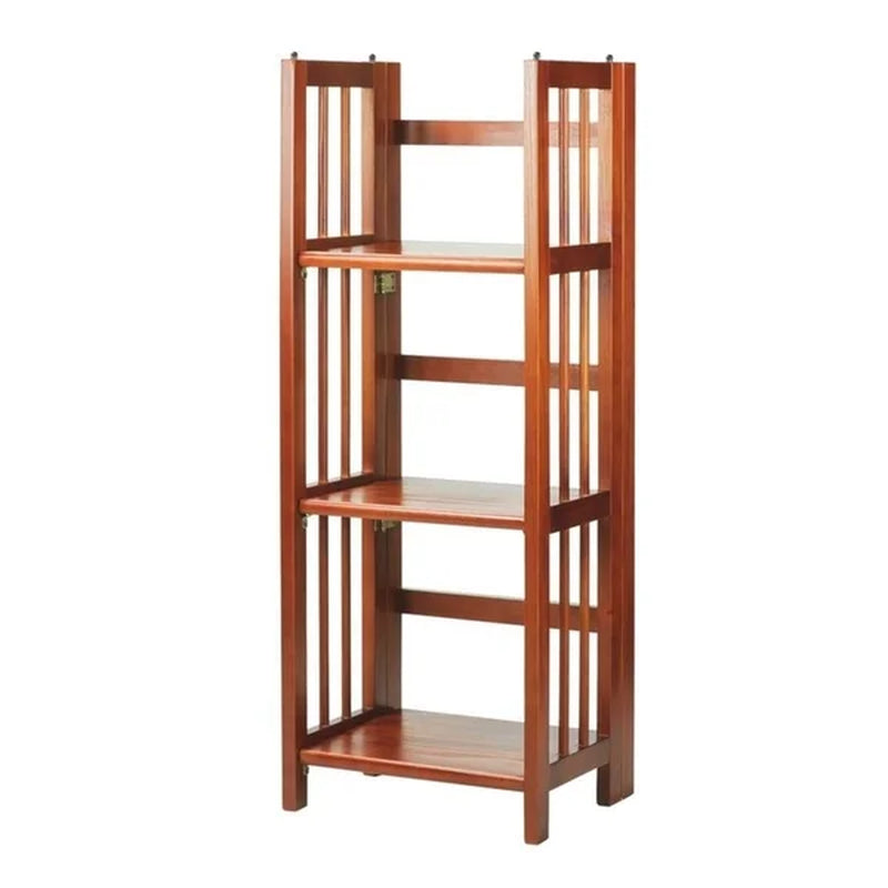 3-Shelf Folding 14-Inch Wide Bookcase