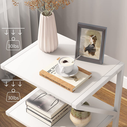 3-Tier Printer Stand, Industrial Printer Cart with Storage