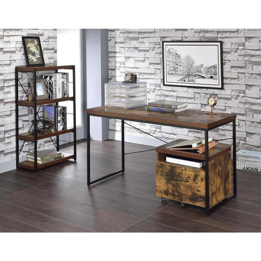Kehlmann Black Metal and Wood Desk
