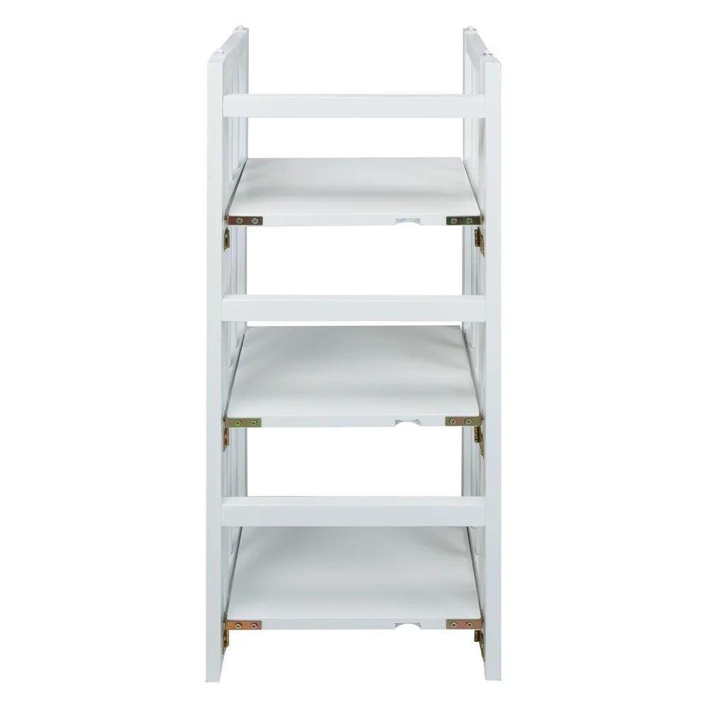 3-Shelf Folding 14-Inch Wide Bookcase