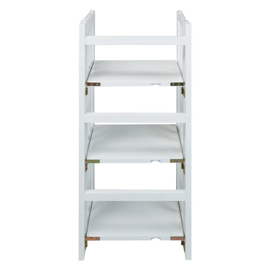 3-Shelf Folding 14-Inch Wide Bookcase