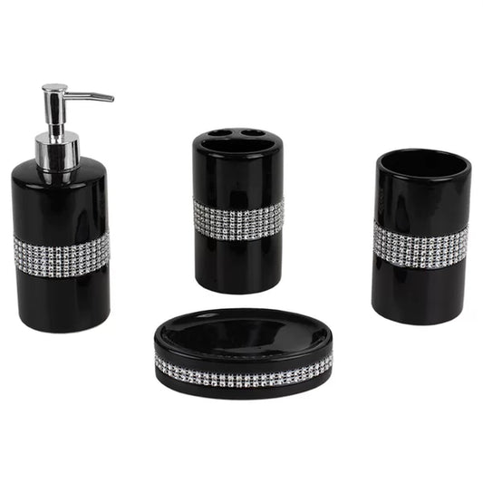 Tristen Luxury 4 Piece Bathroom Accessory Set