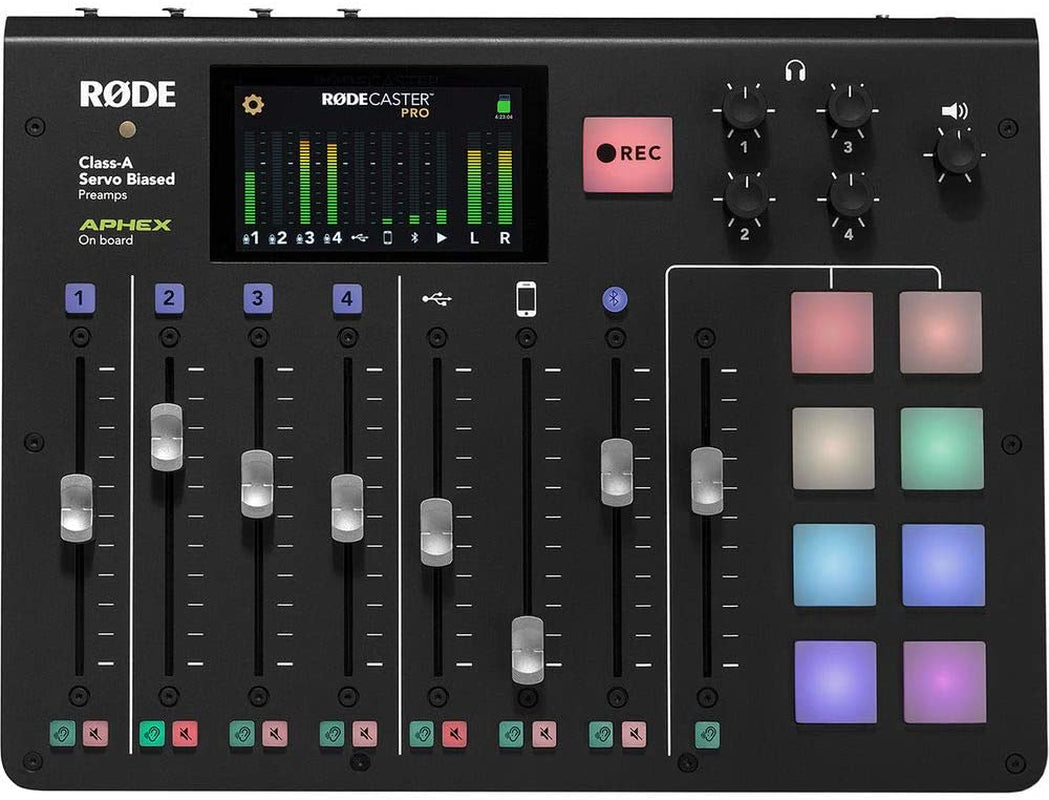 caster Pro Podcast Production Studio Bundle with 4X Zoom ZDM-1 Podcast Mic Pack & 32GB Memory Card