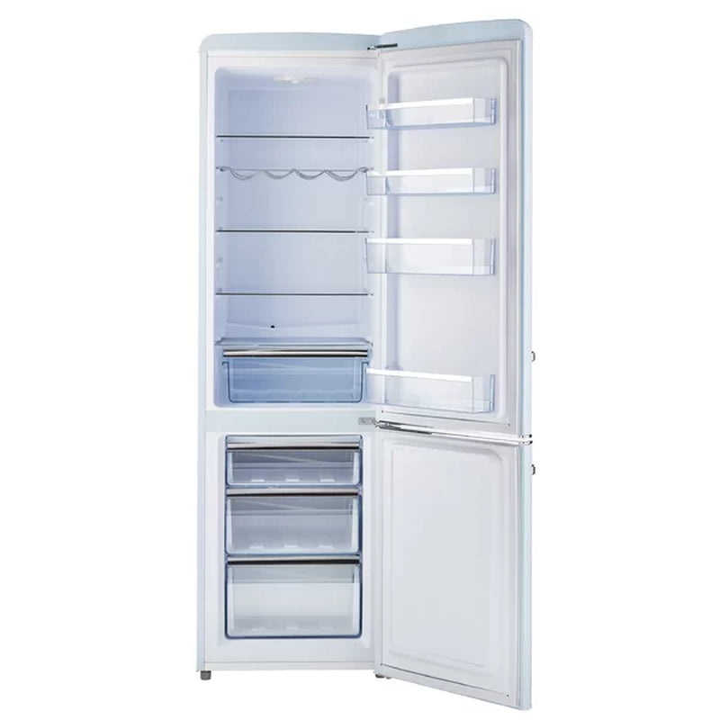 Classic Retro 22.2" Bottom Freezer 8.7 Cu. Ft. Energy Star Refrigerator