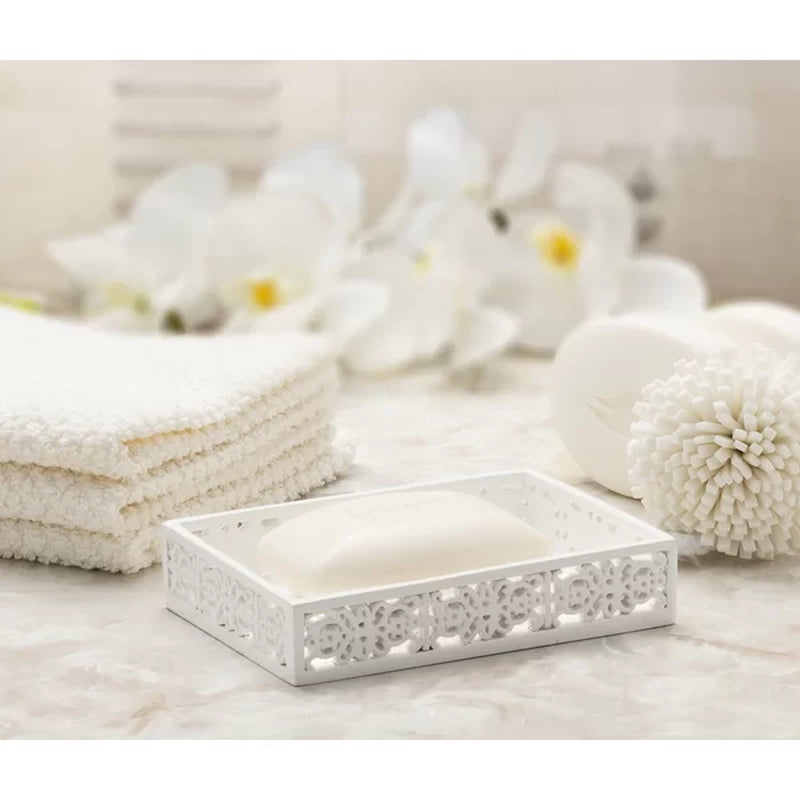 Mirror Janette 6 Piece Bathroom Accessories Set