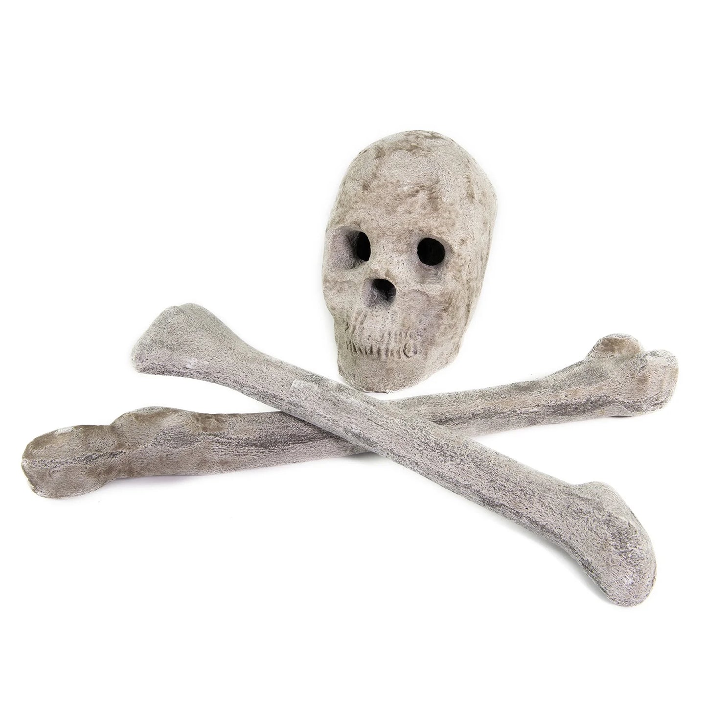 Ceramic Fire Pit Decor | Fire Pit Skulls and Bones | Halloween Pumpkin | for Fire Pits and Fireplaces | Spooky and Scary Decor