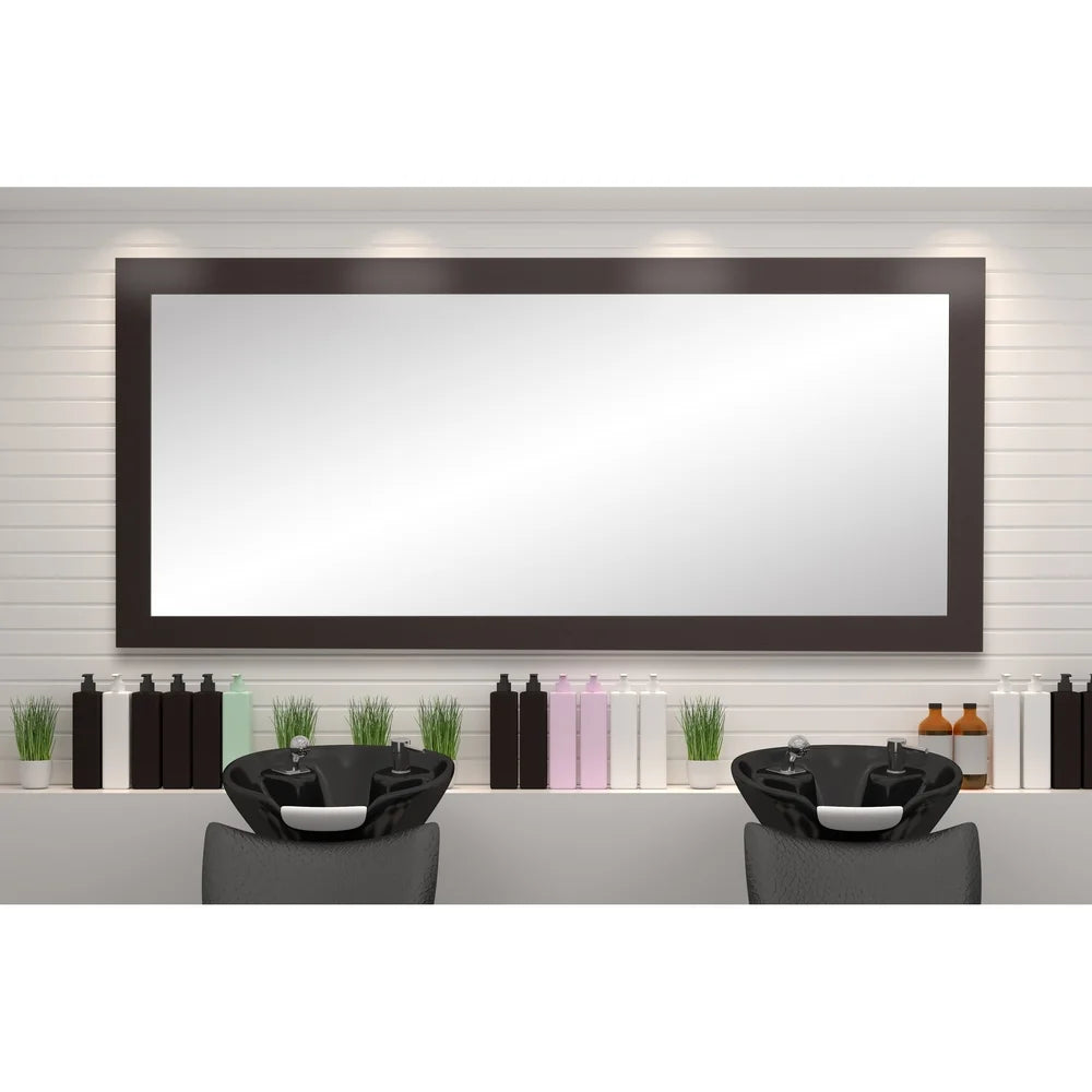 BW USA Matte Black 32 X 71-Inch Floor Mirror
