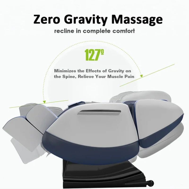 Faux Leather Power Reclining Heated Massage Chair