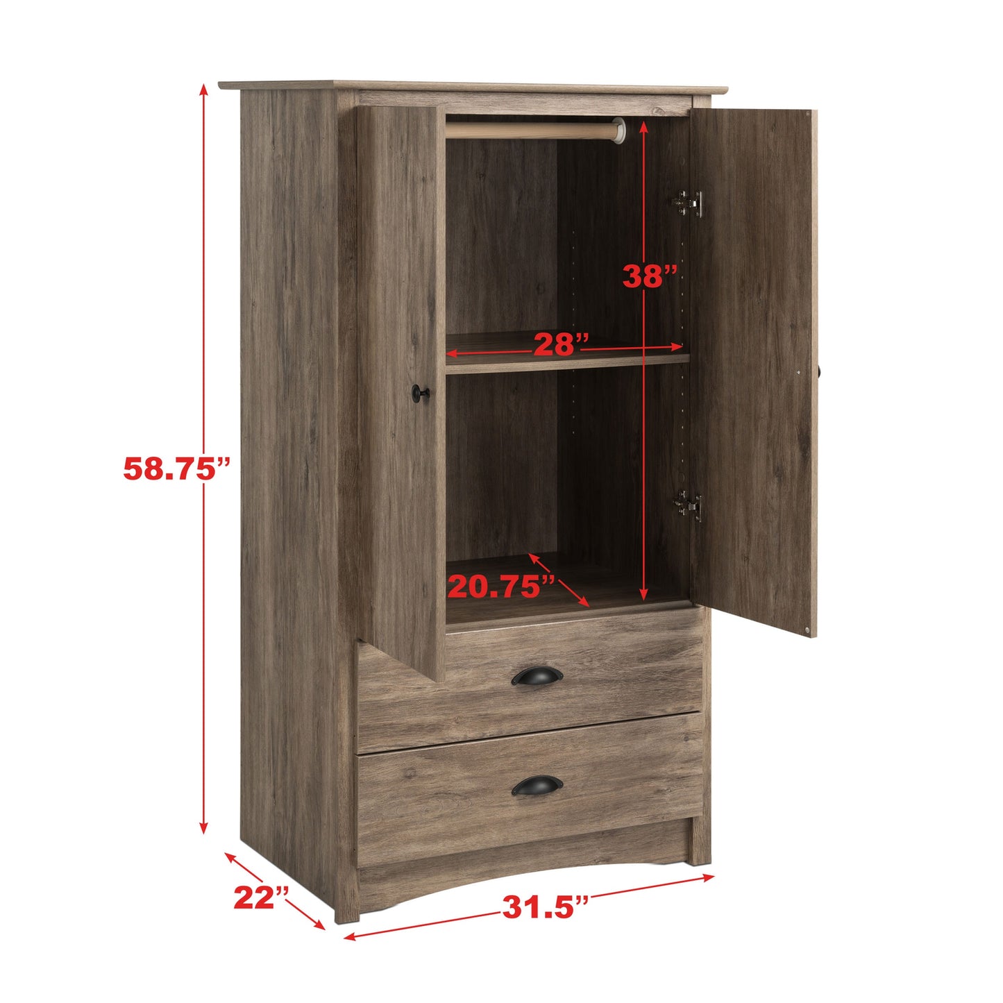 Classic Design Homeware Salt Spring Armoire