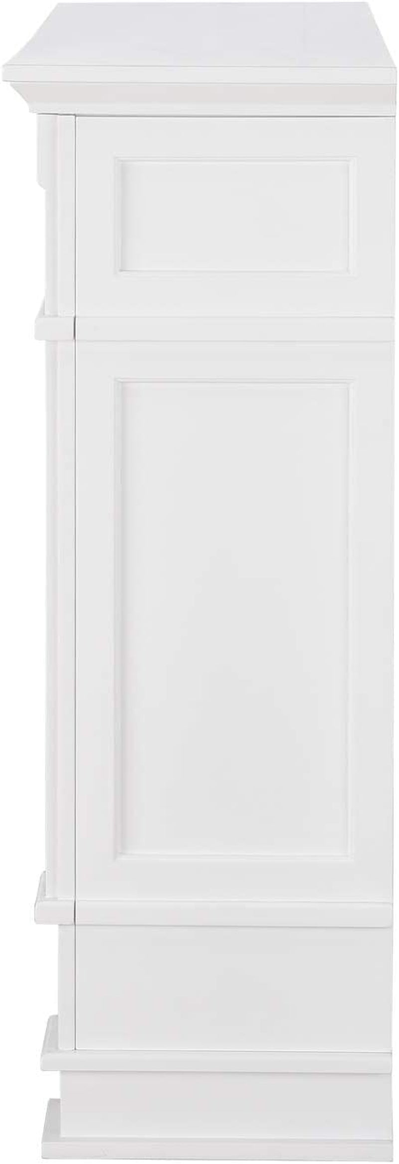 HG Homes Faux Marble Electric Media Fireplace