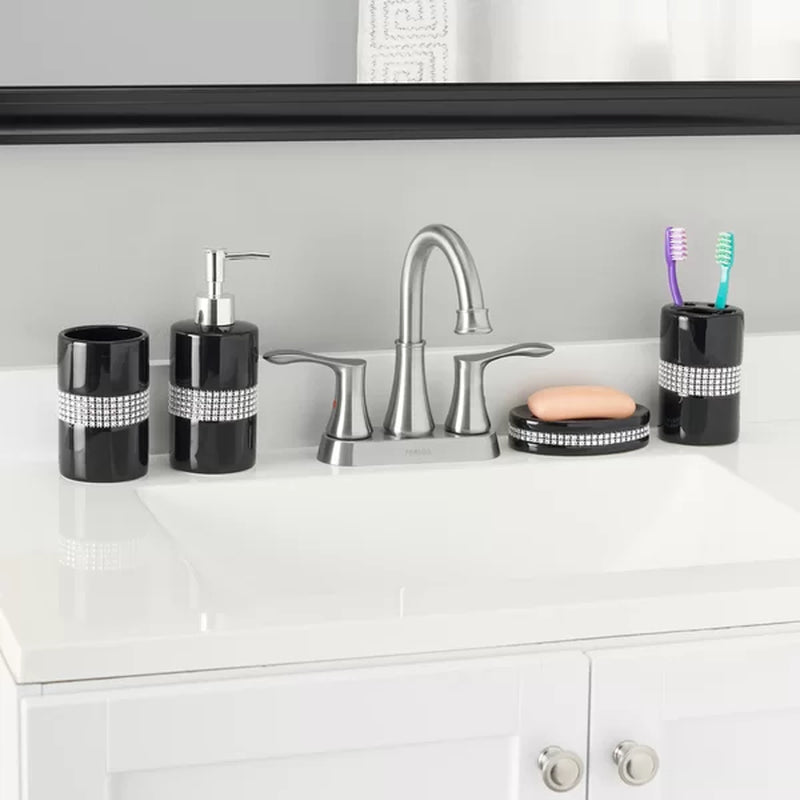 Tristen Luxury 4 Piece Bathroom Accessory Set