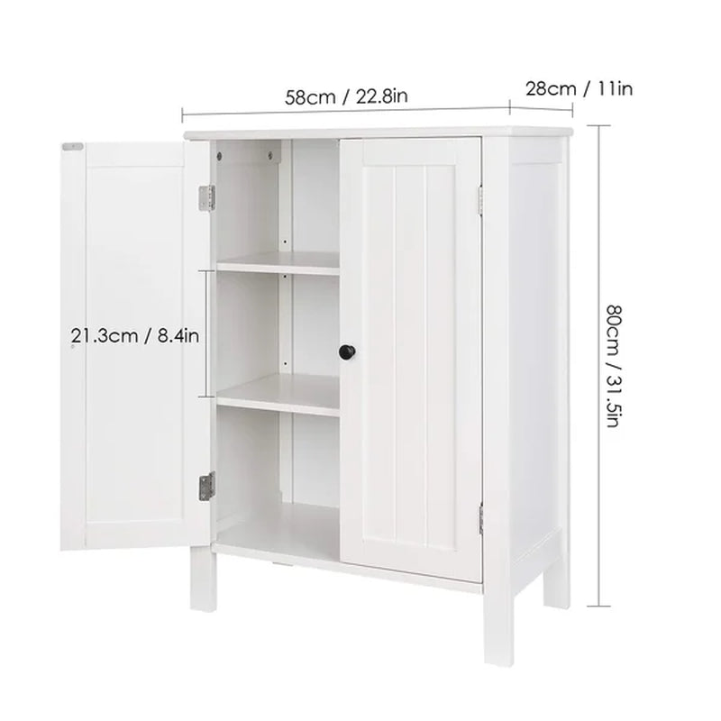 Olender 22.8'' W X 31.5'' H X 11'' D Free-Standing Bathroom Cabinet