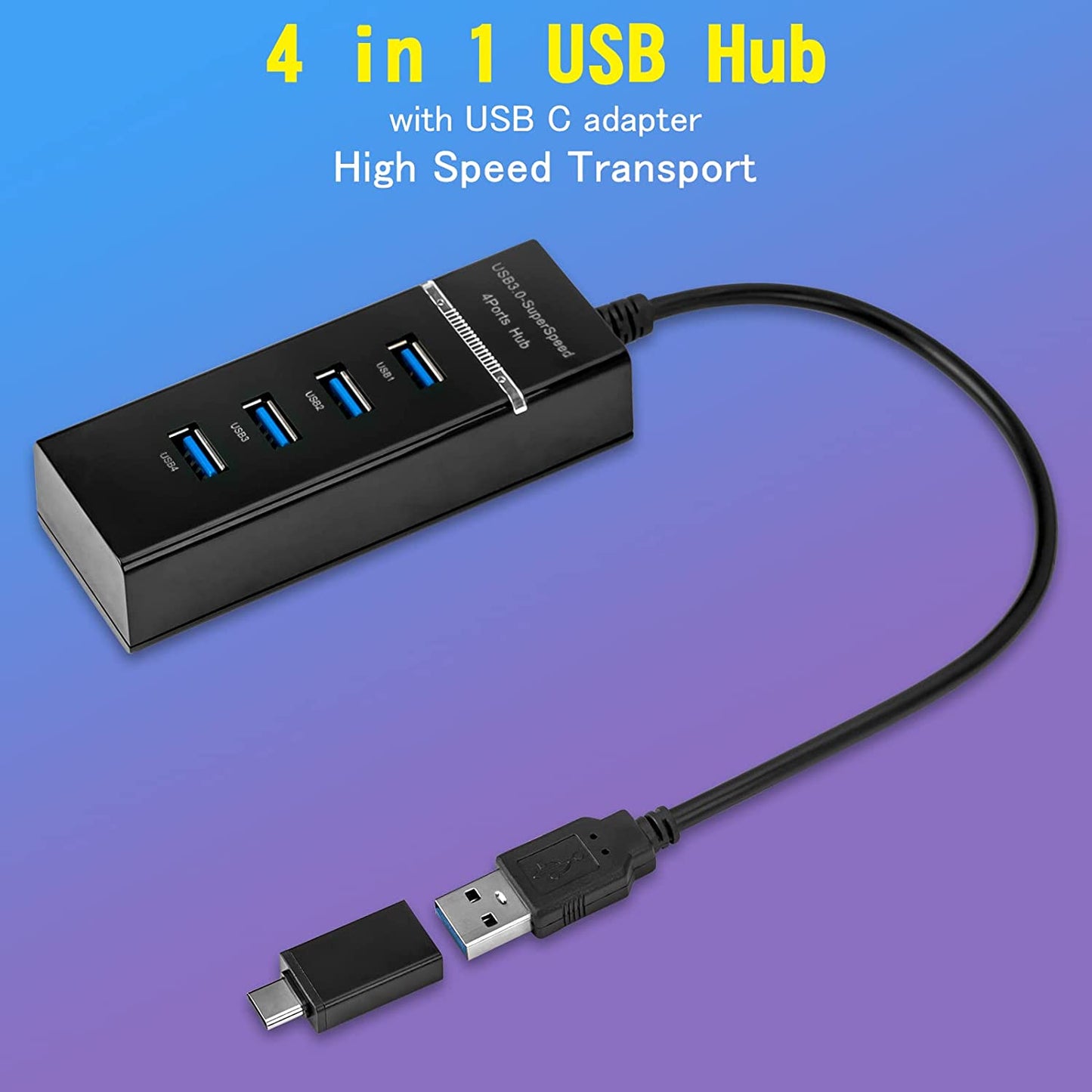 Gaming One Hand Keyboard Mouse USB Splitter USB C Adapter Combo with Wide Wrist-Rest RGB LED Backlit up to 7200DPI CPI Customize 4 Port Adapter Half Keypad Set for Lol/Wow/Fortnite/Dota/Pubg